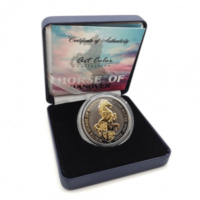 2 Oz WHITE WHITE HORSE OF HANOVER 2020- stříbrná mince