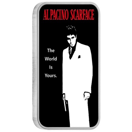 Scarface - 1 Oz - stříbrná sběratelská mince (delivery 13.5)