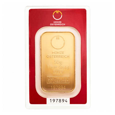 Münze Österreich 50g - Lingote de oro de inversión