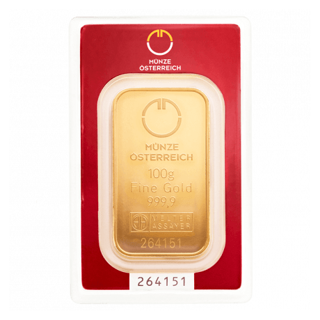 Münze Österreich 100g - Lingote de oro de inversión