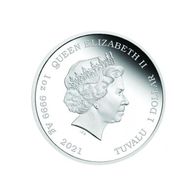 1 Oz Simpsons: Itchy & Scratchy - Moneda de Plata de Coleccionista