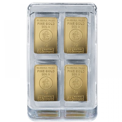 Heimerle + Meule Unity Box - 32 x 1g - lingote de oro de inversión