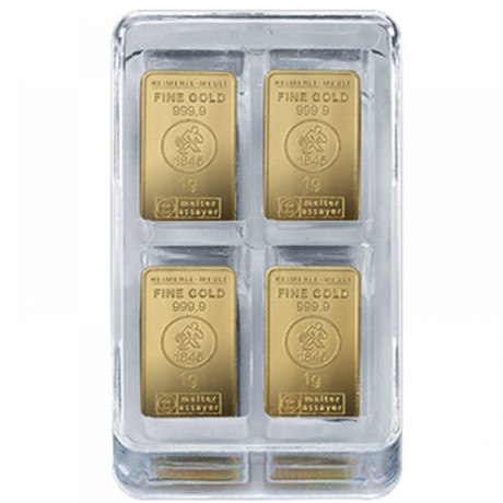 Heimerle + Meule Unity Box - 32 x 1g - lingote de oro de inversión