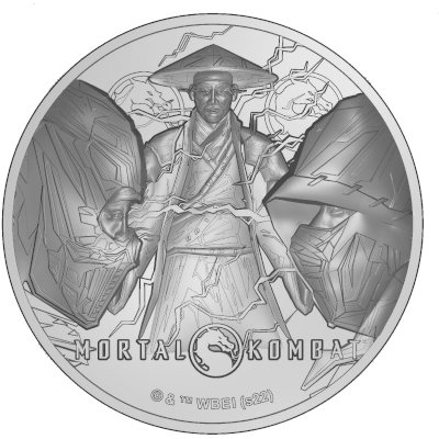 Mortal Combat - 2 Oz - Moneda de Plata de Colección