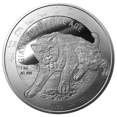 Serie Gigantes de la Edad de Hielo - 8 Oz - Monedas de plata de colección