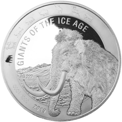 Serie Gigantes de la Edad de Hielo - 8 Oz - Monedas de plata de colección