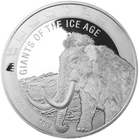 Serie Gigantes de la Edad de Hielo - 8 Oz - Monedas de plata de colección
