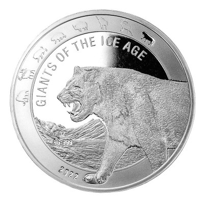 Serie Gigantes de la Edad de Hielo - 8 Oz - Monedas de plata de colección