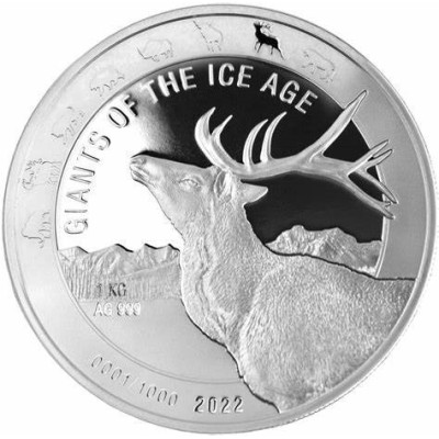 Serie Gigantes de la Edad de Hielo - 8 Oz - Monedas de plata de colección