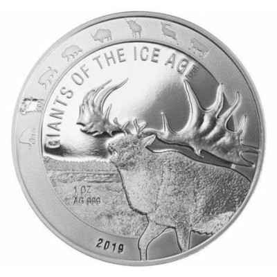 Serie Gigantes de la Edad de Hielo - 8 Oz - Monedas de plata de colección