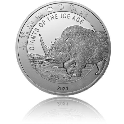 Serie Gigantes de la Edad de Hielo - 8 Oz - Monedas de plata de colección