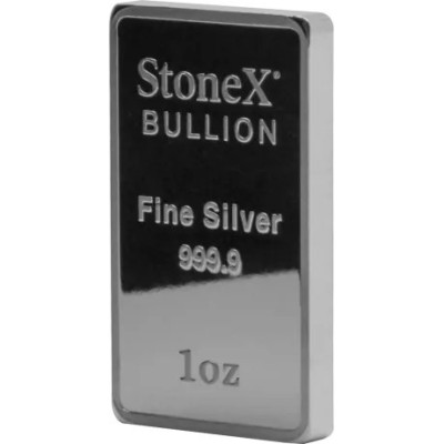 StoneX - 1 Oz - Lingote de plata de inversión