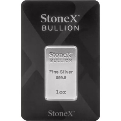 StoneX - 1 Oz - Lingote de plata de inversión