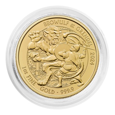Mitos y Leyendas - Beowulf - 1 Oz - Moneda de Oro