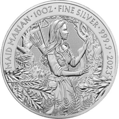 Mitos y Leyendas - Maid Marianne - 10 Oz - Moneda de Plata de Inversión