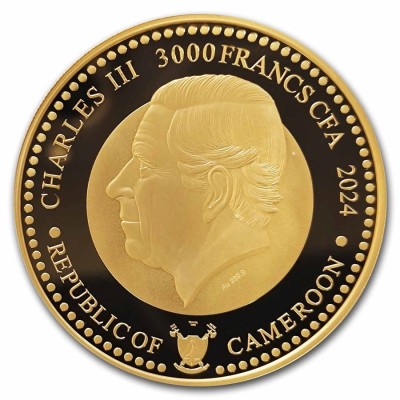 Razas de perros en el mundo: Pastor Australiano (2024) 1 Oz - Moneda de Oro