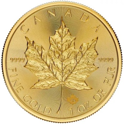 Hoja de Arce/ Maple leaf (años pasados) - 1 Oz - Moneda de oro de inversión