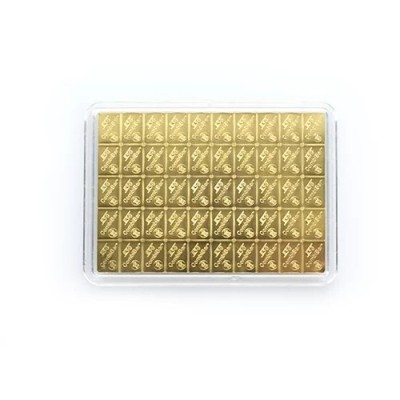 Valcambi 50 x 1g Combi bar - Lingote de oro de inversión