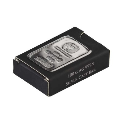 Germania Mint - 100g - lingote de plata de inversión