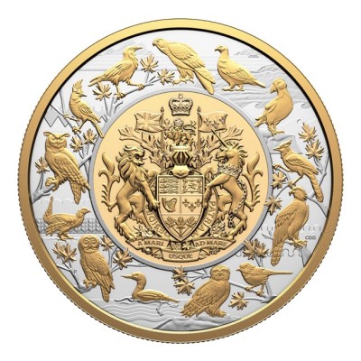 Paisaje Heráldico - 5 Oz - Moneda de Plata de Colección
