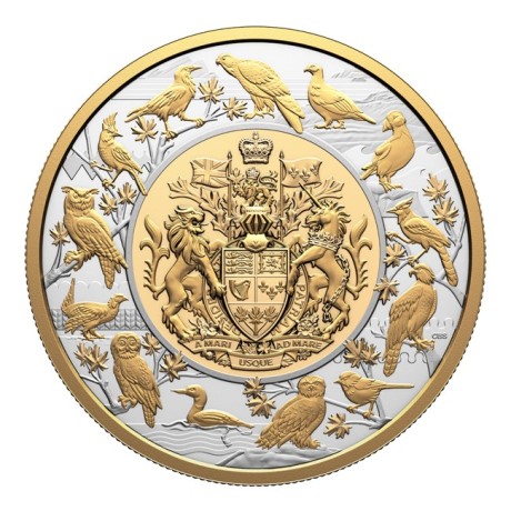 Paisaje Heráldico - 5 Oz - Moneda de Plata de Colección