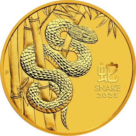 Lunar Snake 2025 - 1/10 Oz - moneda de oro de inversión