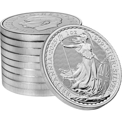 Britannia 2025 - 1 Oz - Moneda de Plata de Inversión (delivery 10.5.2025)