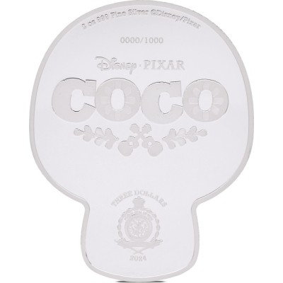 Coco - 2 Oz - Moneda de Plata de Colección