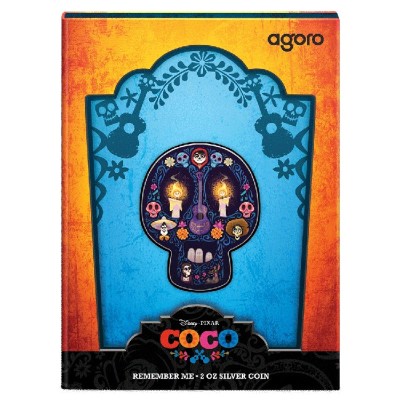 Coco - 2 Oz - Moneda de Plata de Colección