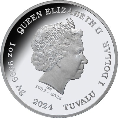 Bluebottle - Moneda de colección de plata de 1 Oz Proof