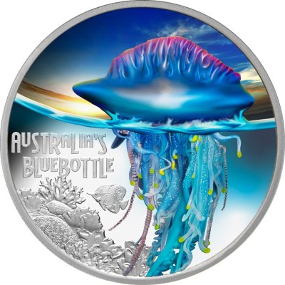 Bluebottle - Moneda de colección de plata de 1 Oz Proof