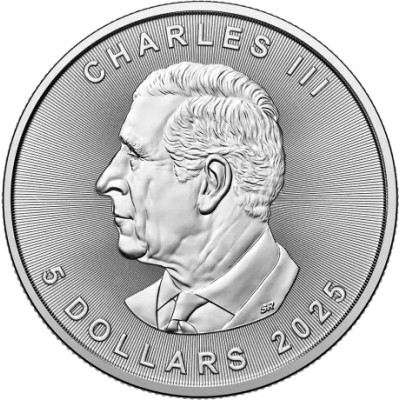 Hoja de Arce (2025) - 1 Oz - Moneda de Plata de Inversión