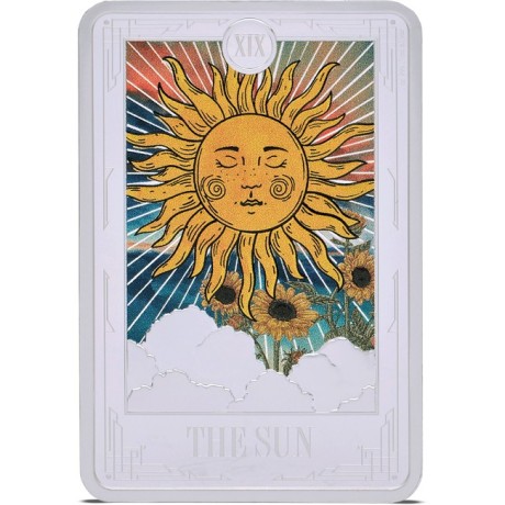 Tarot XIX: Sol - 1 Oz - Moneda de Plata de Colección