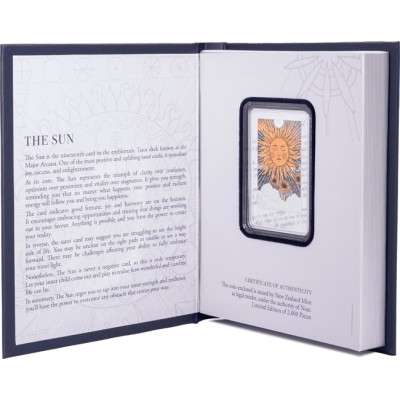 Tarot XIX: Sol - 1 Oz - Moneda de Plata de Colección