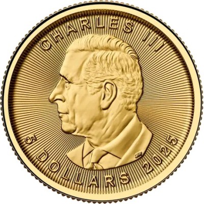 Hoja de arce (2025) - 1/10 Oz - moneda de oro de inversión