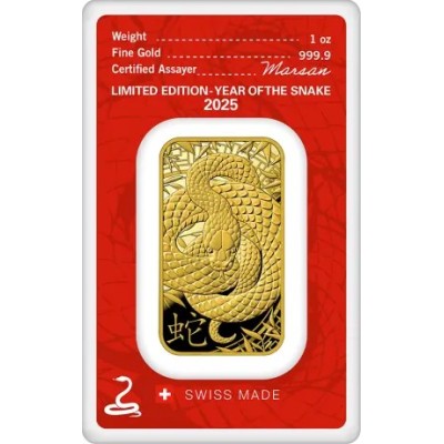 Argor Heraeus - Año de la Serpiente (2025) - 1 Oz