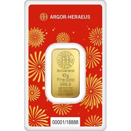 Argor Heraeus - Año de la Serpiente (2025) - 10 g - lingote de oro