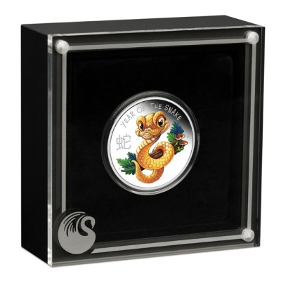 Lunar Baby Snake - 1/2 Oz - Moneda de Plata de Colección