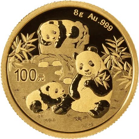 Panda (2025) - 8g - moneda de oro de inversión