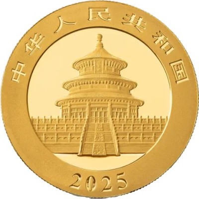 Panda (2025) - 3 g - moneda de oro de inversión