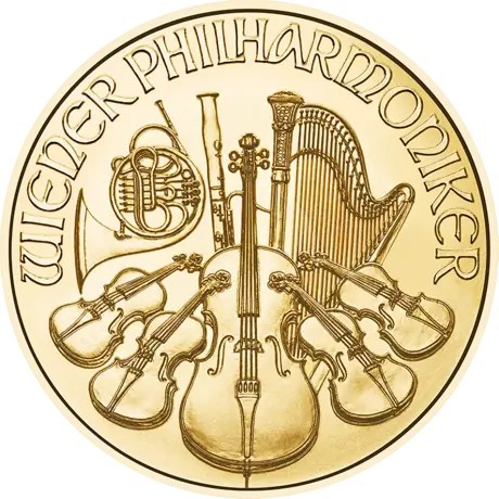 Wiener Philharmoniker (2025) - 1/2 Oz - moneda de oro de inversión