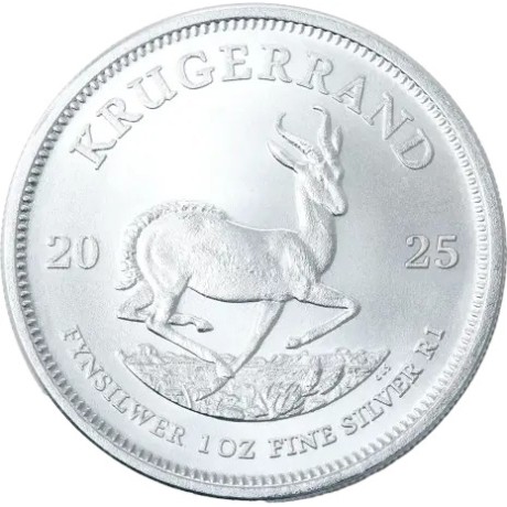 Krugerrand (2025) - 1 Oz - moneda de plata de inversión  (entrega 22.7)