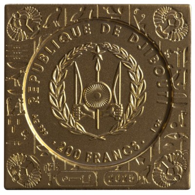 Pirámides de Giza - 6 Oz - moneda de colección de plata prooflike (entrega 26.5.2025)