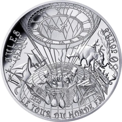 Jules Verne - 88,8g - serie de monedas de colección proof