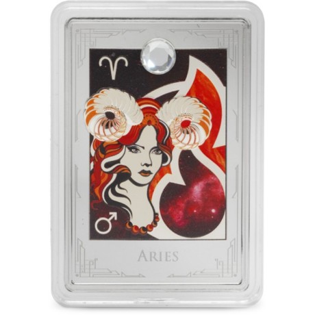 Aries (2025) - 2 Oz - Moneda de plata de colección proof (entrega 27.3.2025)