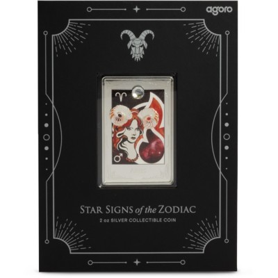 Aries (2025) - 2 Oz - Moneda de plata de colección proof (entrega 27.3.2025)