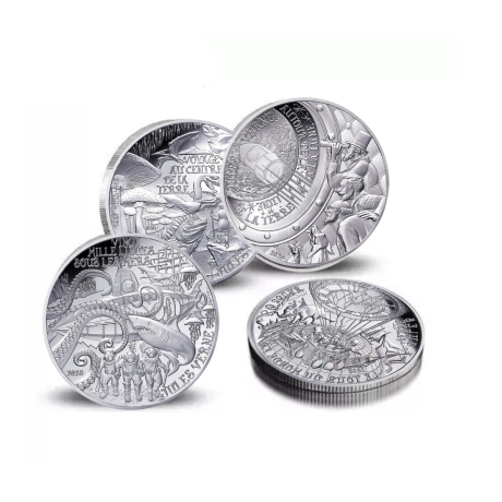 Jules Verne - 88,8g - serie de monedas de colección proof
