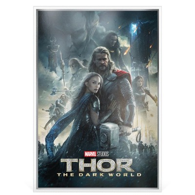 Thor: El Mundo Oscuro - 1,5 Oz - Moneda de Plata de Coleccionista