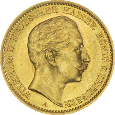 Imperio Alemán 20 Marcos - 7,96 g - moneda de oro de inversión