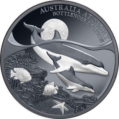 Delfín Mular - 1 Oz - Moneda de Plata de Colección